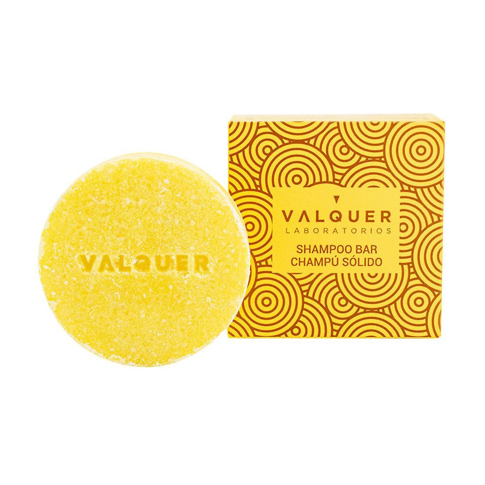 Твердий шампунь Valquer Shampoo Bar для всіх типів волосся, з екстрактом лимона та кориці, 50 г